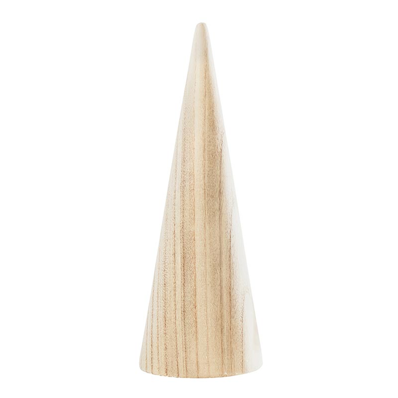 Santa Barbara Design Studio Natural Wood Cone Trees, Set Of 2 - lily & onyx