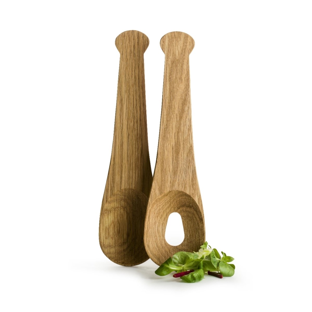 Load image into Gallery viewer, Sagaform Nature Salad Server - lily &amp;amp; onyx
