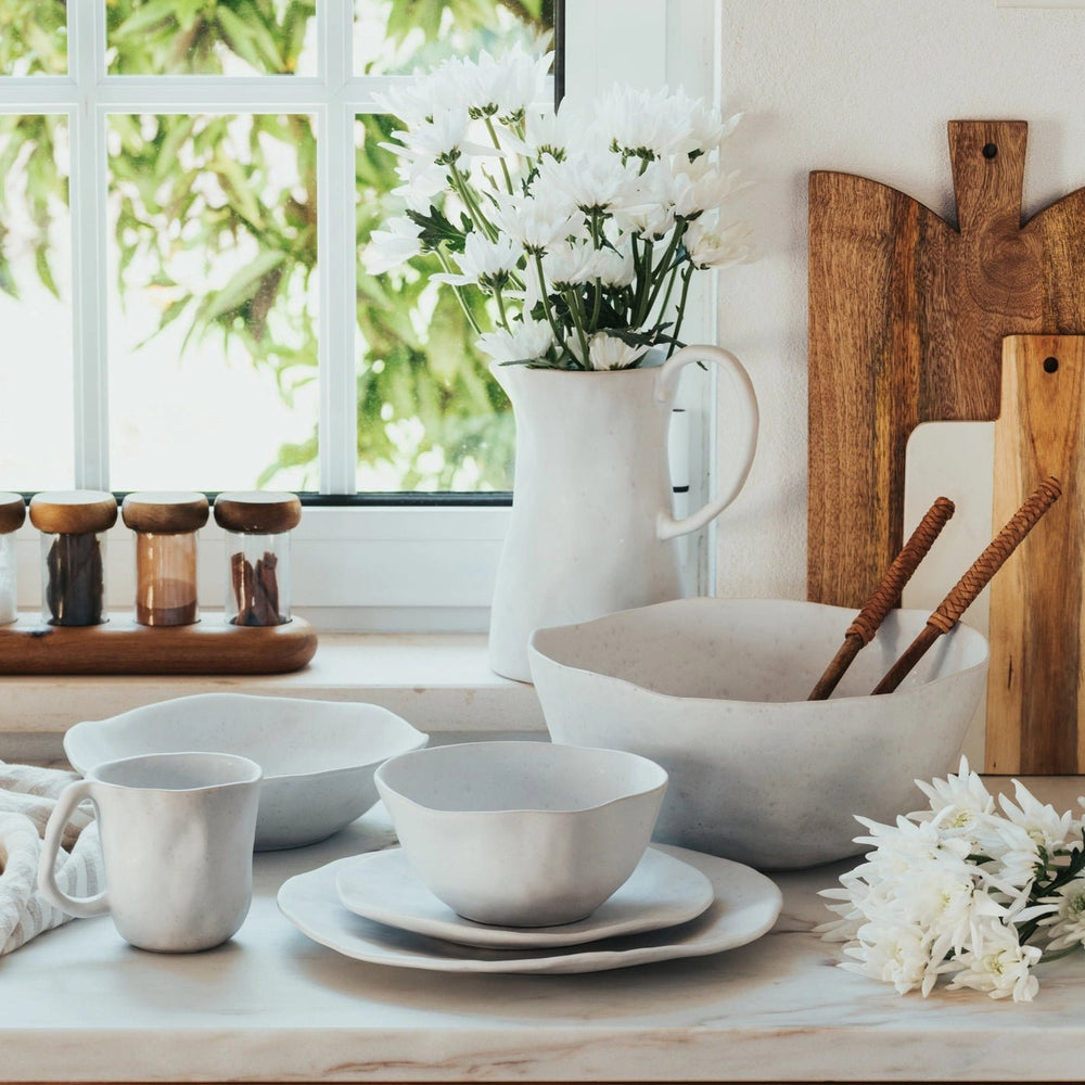 
                      
                        Egg Back Home Nature Shape Smooth White Bowl, 6" - Set of 4 - lily & onyx
                      
                    