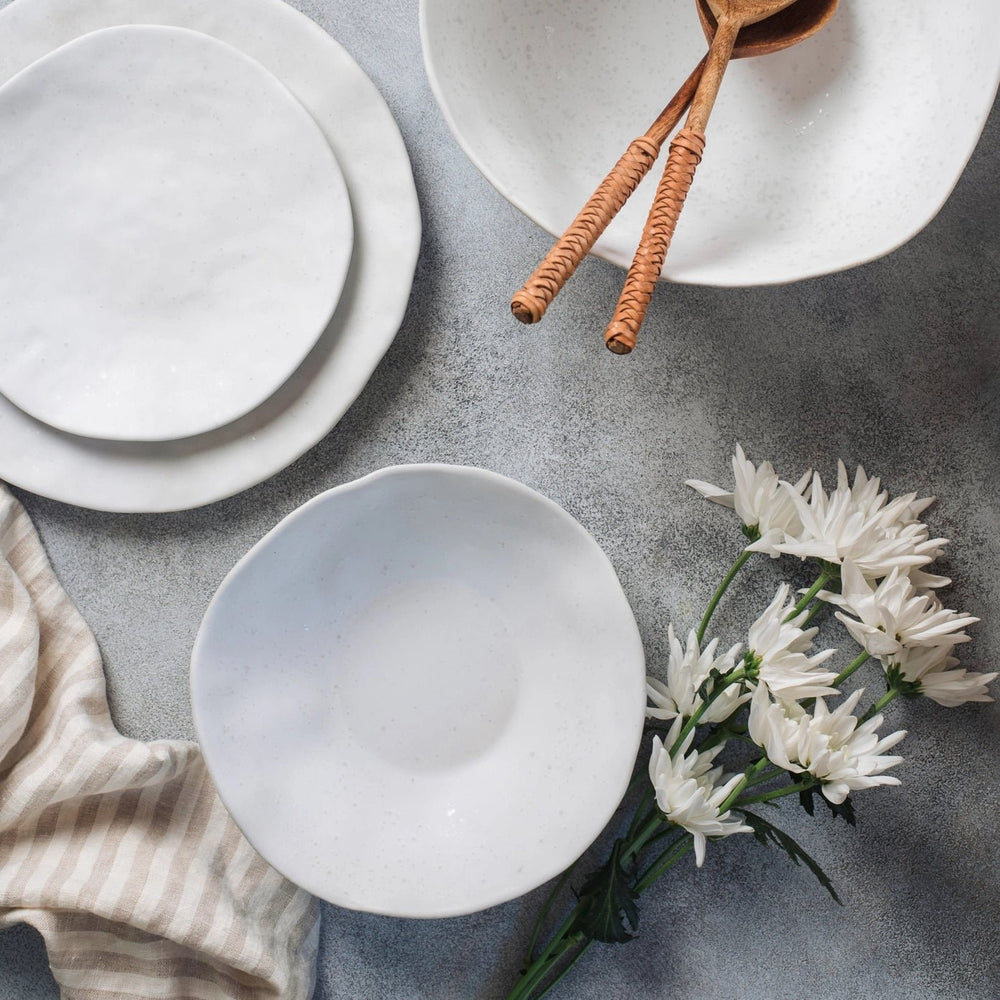
                      
                        Egg Back Home Nature Shape Smooth White Dinner Plate, 11" - Set of 4 - lily & onyx
                      
                    