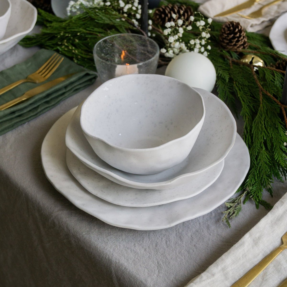 
                      
                        Egg Back Home Nature Shape Smooth White Dinner Plate, 11" - Set of 4 - lily & onyx
                      
                    