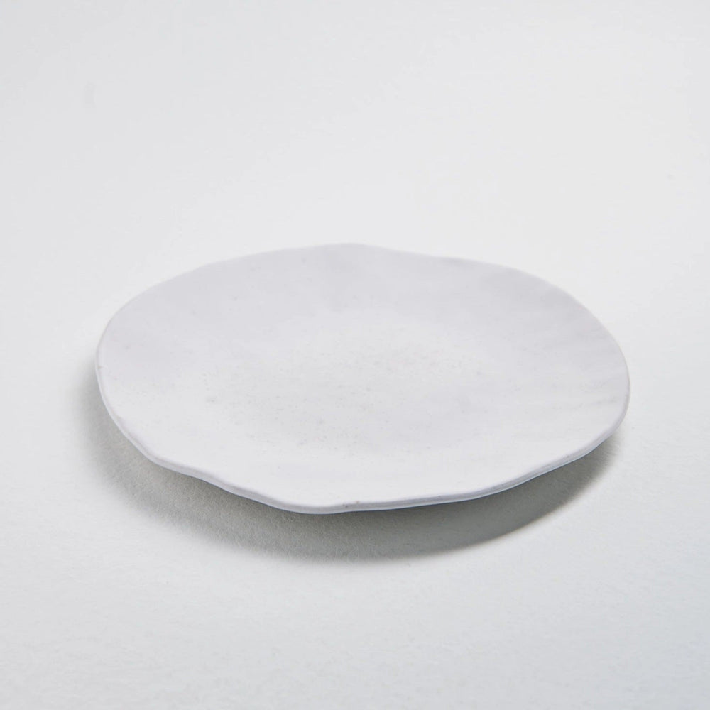 Egg Back Home Nature Shape Smooth White Dinner Plate, 11" - Set of 4 - lily & onyx