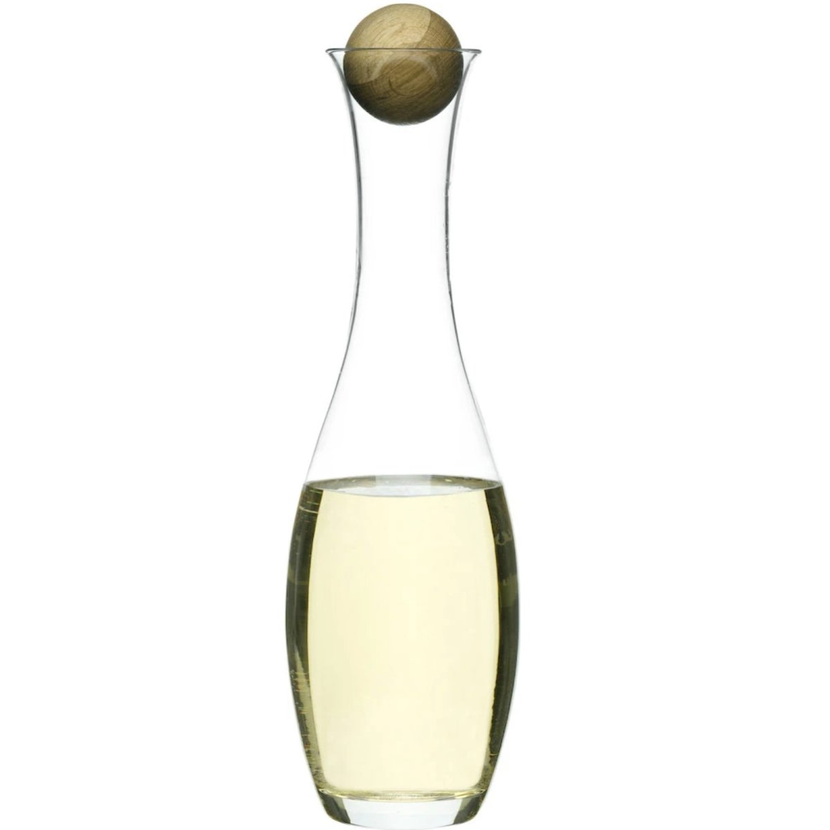 Load image into Gallery viewer, Sagaform Nature Wine &amp;amp; Water Carafe with Oak Stopper, 34oz - lily &amp;amp; onyx
