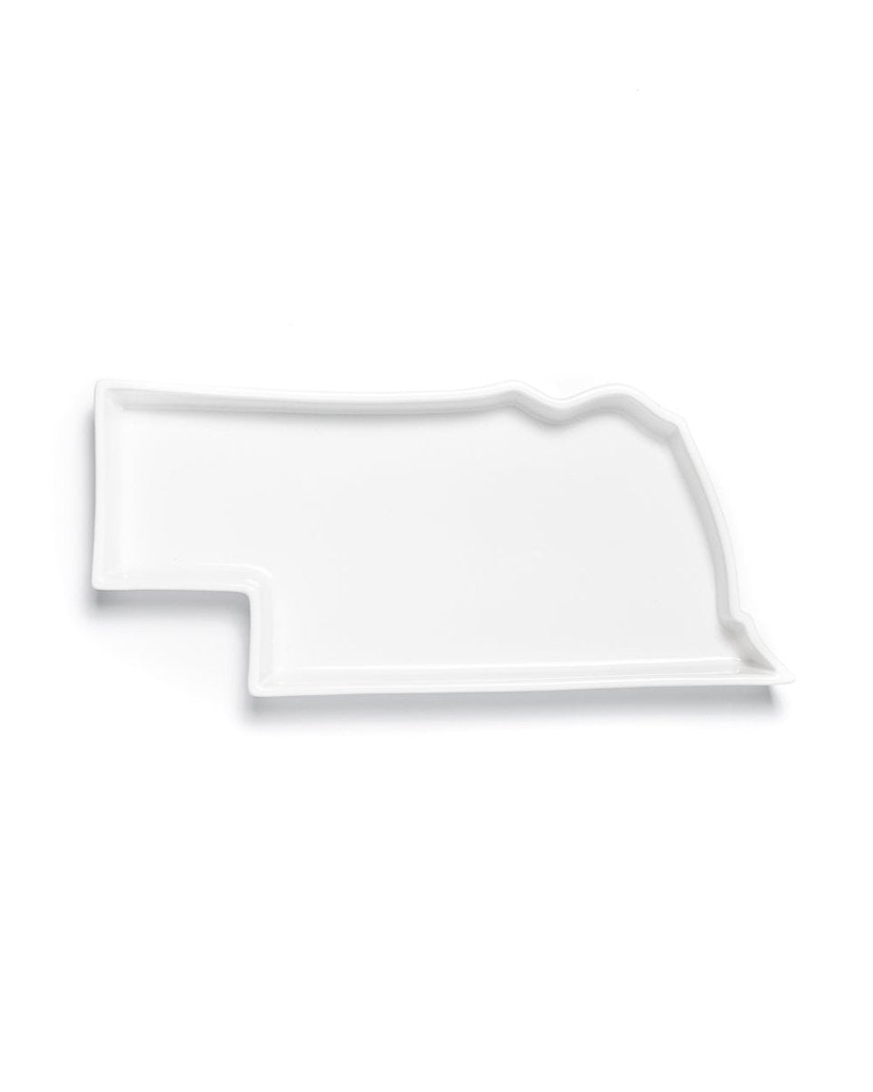 Load image into Gallery viewer, Lark at Home Nebraska State Porcelain Serving Dish - lily &amp;amp; onyx
