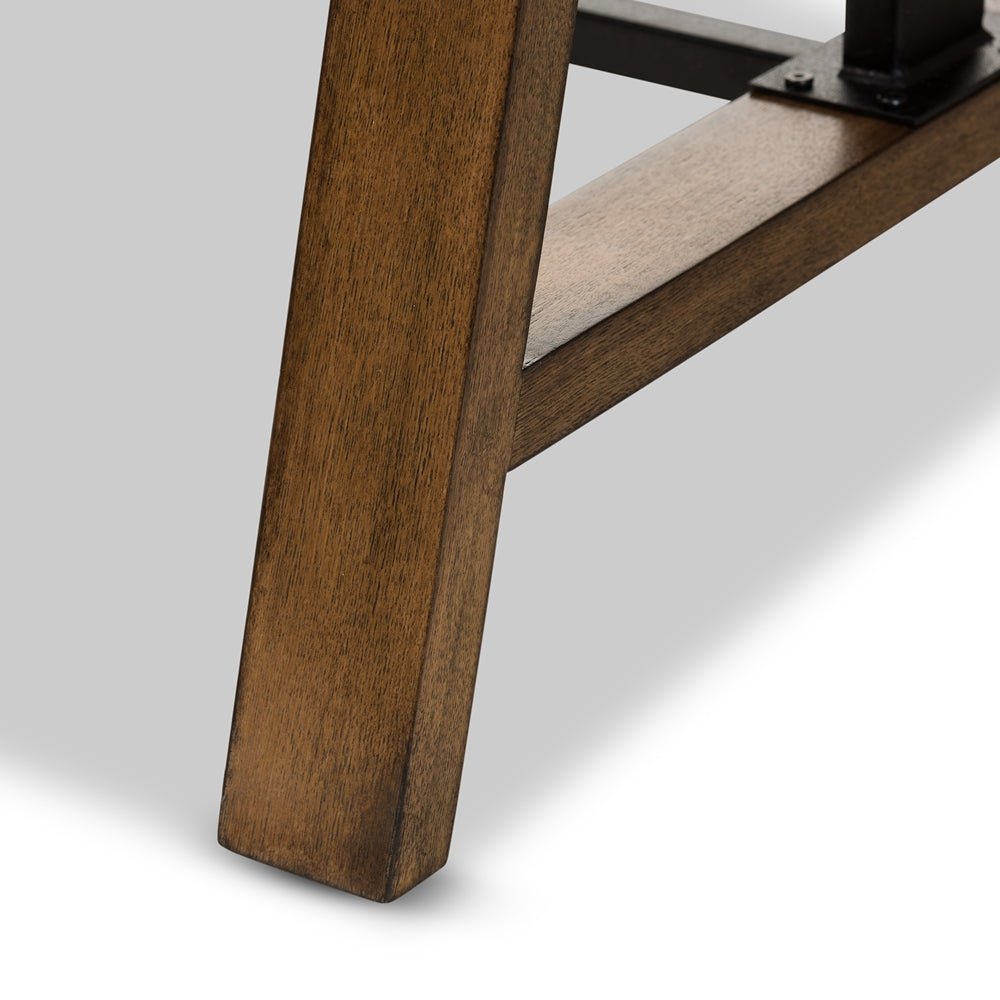 
                      
                        Baxton Studio Nico Rustic Industrial Metal And Distressed Wood Adjustable Height Work Table - lily & onyx
                      
                    