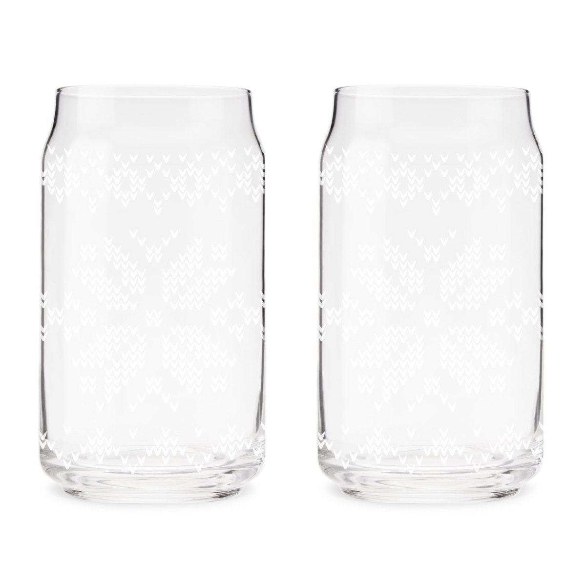 Load image into Gallery viewer, Foster &amp;amp; Rye Nordic Knit Pint Glass, Set of 2 - lily &amp;amp; onyx
