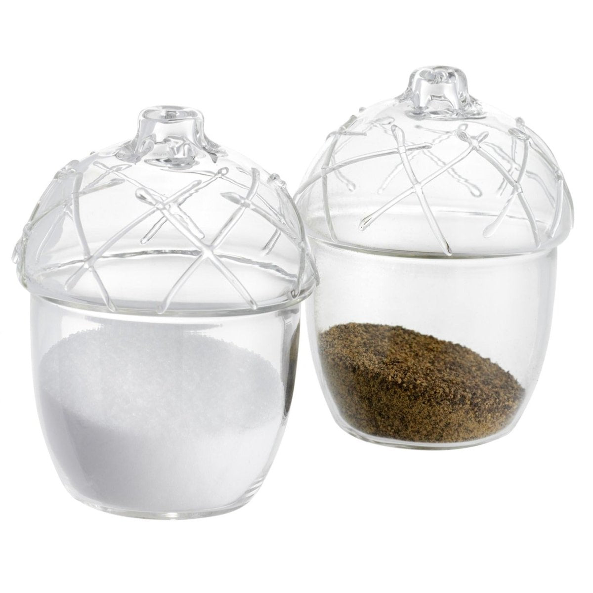 Load image into Gallery viewer, texxture Nutty™ Acorn Salt &amp;amp; Pepper Shakers - lily &amp;amp; onyx
