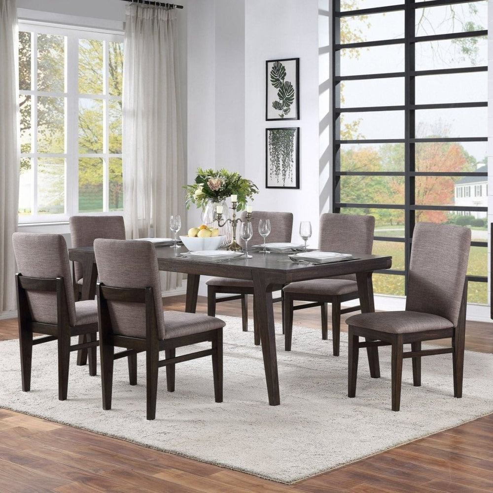 Alpine Furniture Olejo Dining Table, Chocolate - lily & onyx