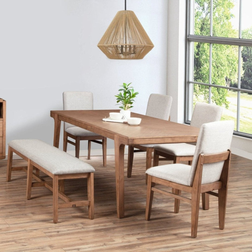 Alpine Furniture Olejo Dining Table, Natural - lily & onyx