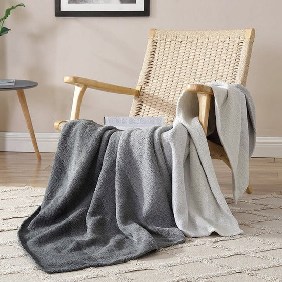 Load image into Gallery viewer, Sunday Citizen Ombre Lightweight Throw - lily &amp;amp; onyx
