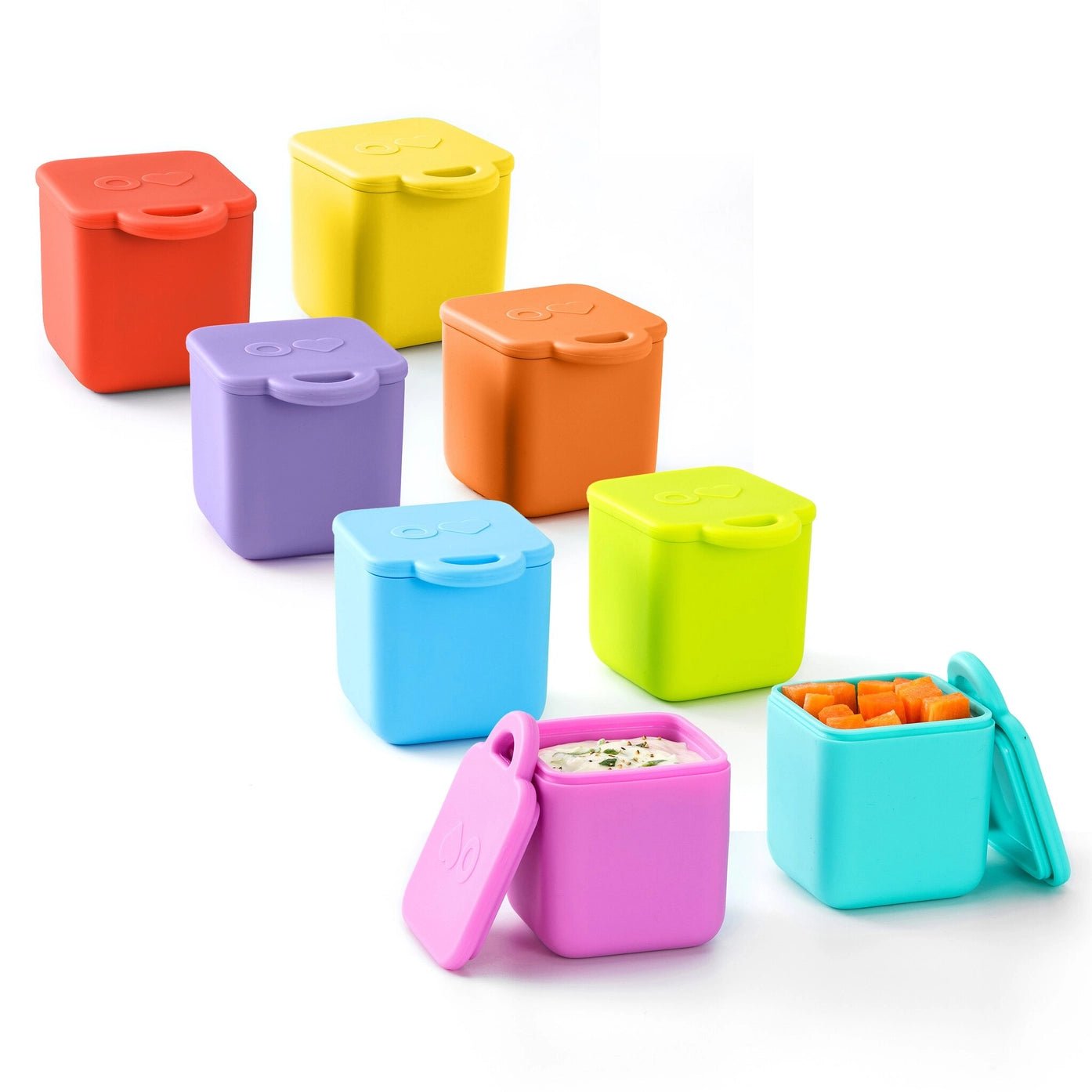 OmieLife OmieDip Container Set - lily & onyx