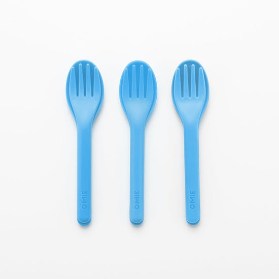 Load image into Gallery viewer, OmieLife OmiePod &amp;amp; Utensil Set - lily &amp;amp; onyx

