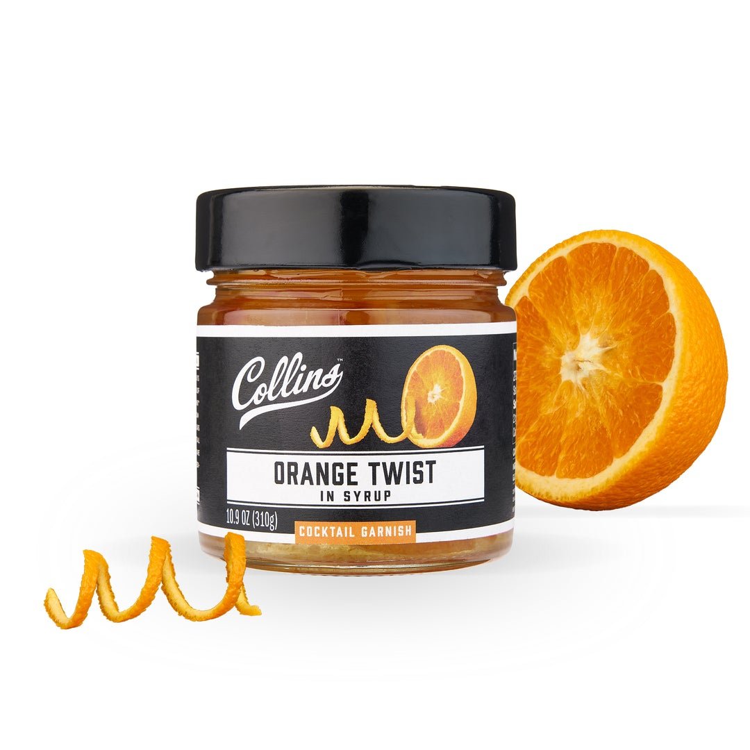 Collins Orange Twist In Syrup, 10 Oz - lily & onyx