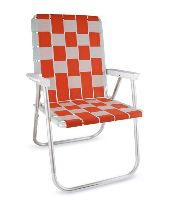 Lawn Chair USA Orange & White Classic Lawn Chair - lily & onyx