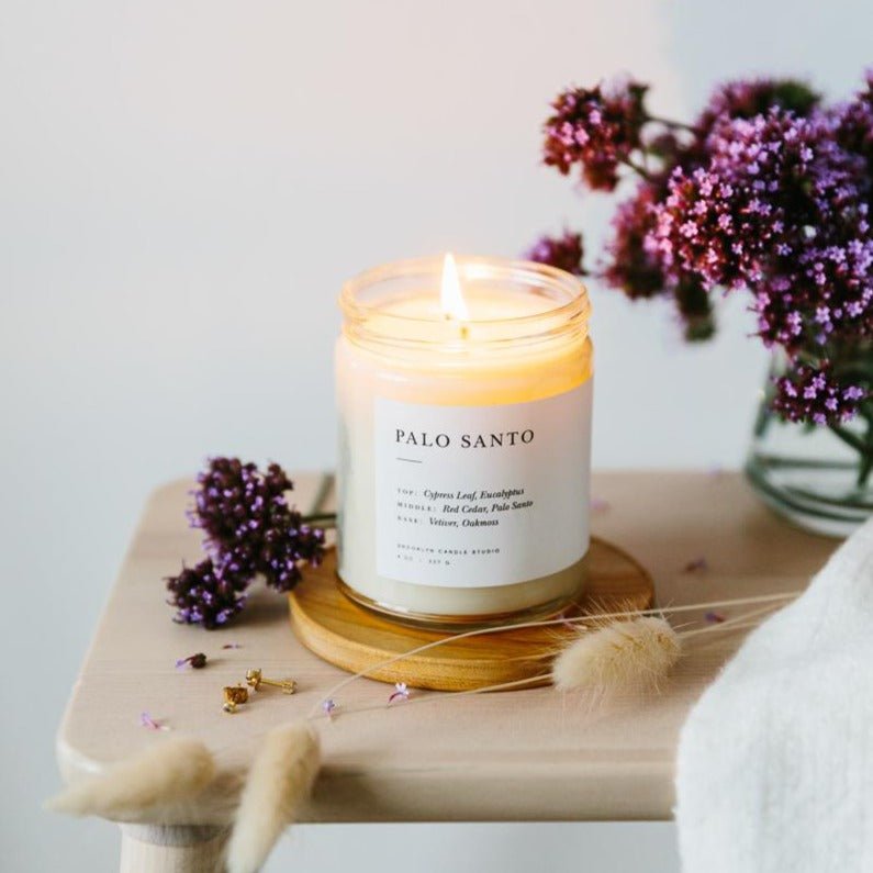 Brooklyn Candle Studio Palo Santo Minimalist Candle - lily & onyx