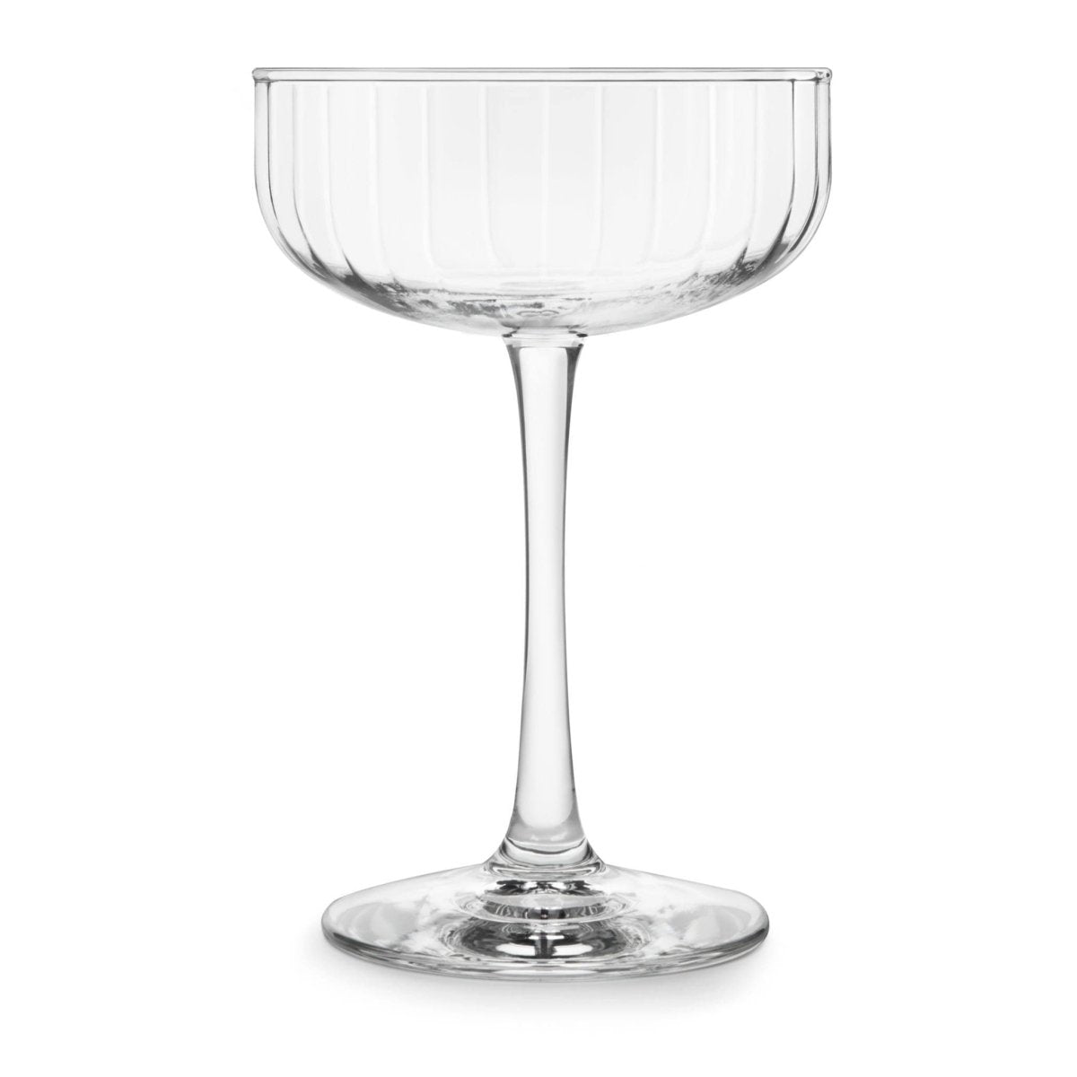 Libbey Paneled Coupe Cocktail Glasses, 8.5 oz - Set of 4 - lily & onyx