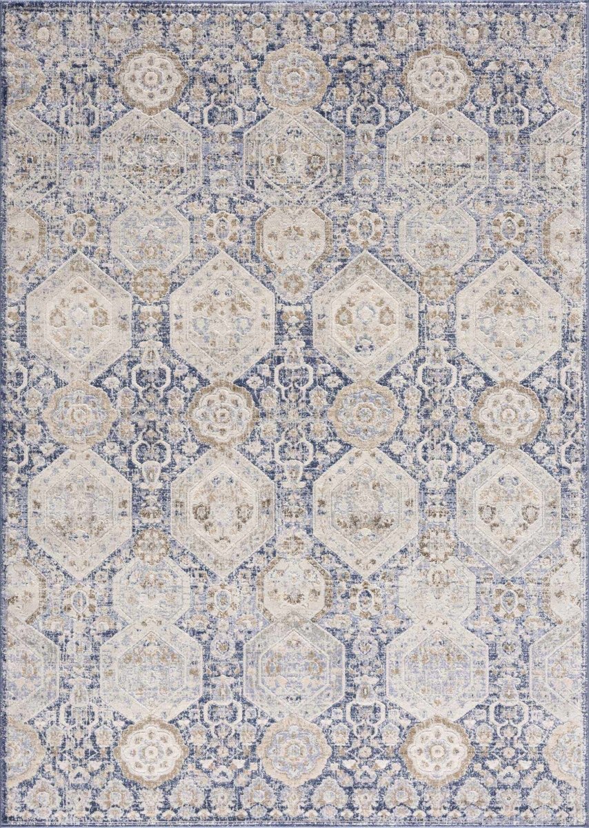 Hauteloom Parkerfield Blue Area Rug - lily & onyx