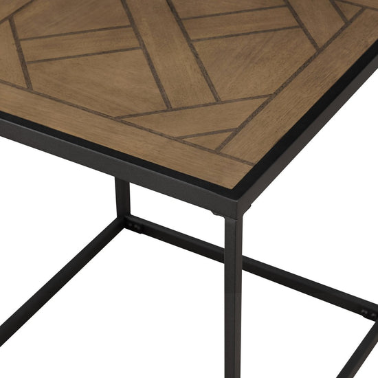 Walker Edison Parquet 20" Square Side Table - lily & onyx