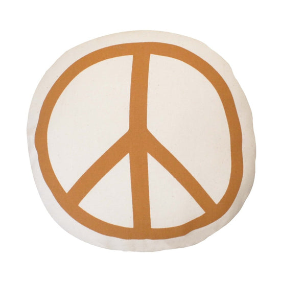 Load image into Gallery viewer, Imani Collective Peace Sign Pillow - lily &amp;amp; onyx
