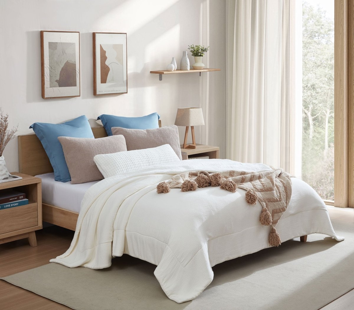 Load image into Gallery viewer, Sunday Citizen Pebble Snug Coverlet - lily &amp;amp; onyx
