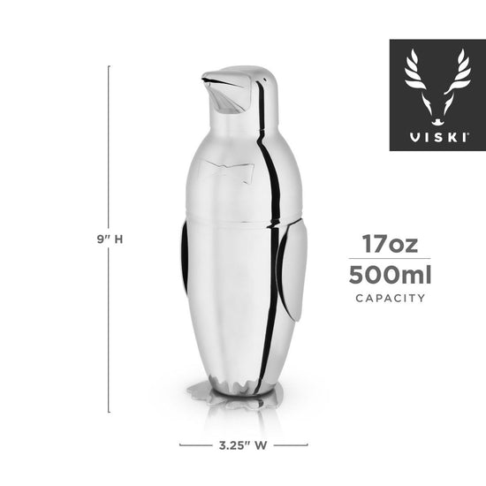 Viski Penguin Cocktail Shaker - lily & onyx