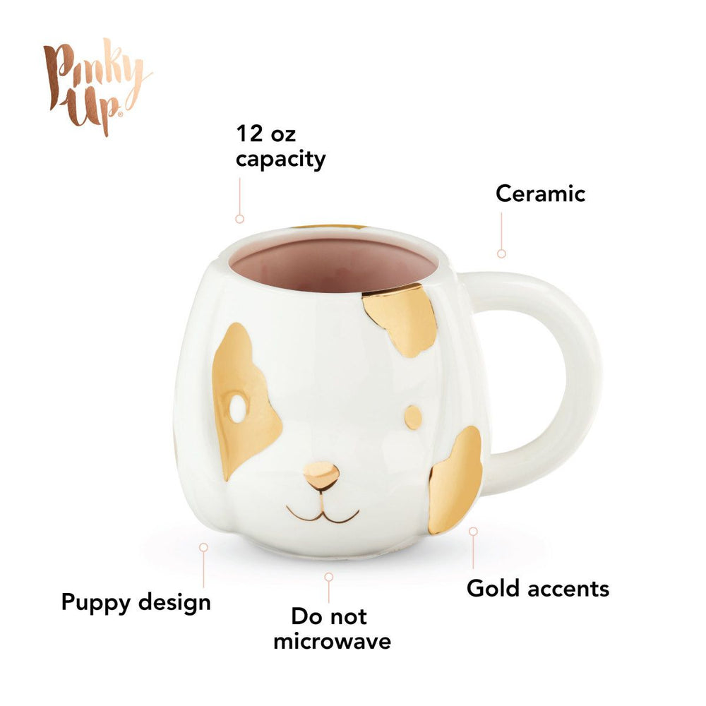 
                      
                        Pinky Up Penny™ Ceramic Puppy Mug, 16 Oz - lily & onyx
                      
                    