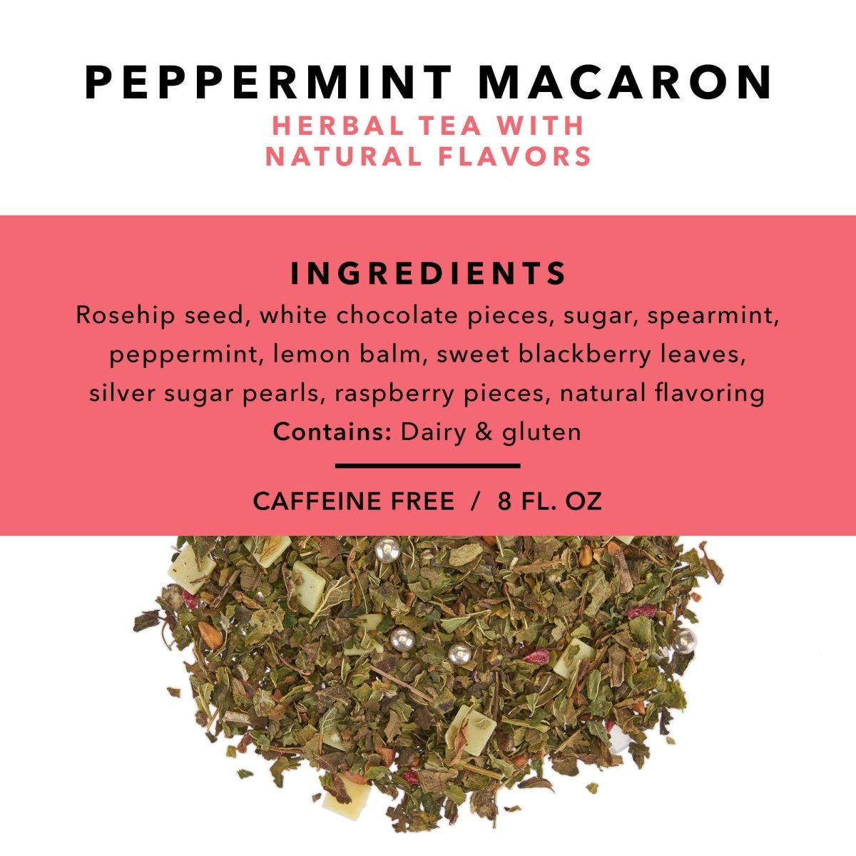 Pinky Up Peppermint Macaron Loose Leaf Tea Tins - lily & onyx
