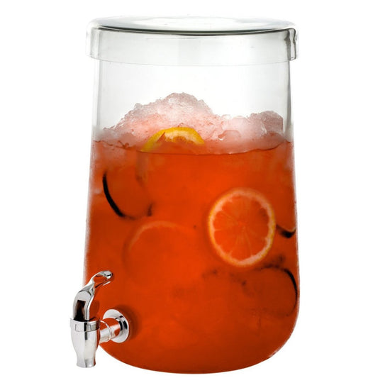 Load image into Gallery viewer, texxture Pilsen™ Glass Beverage Dispenser - lily &amp;amp; onyx
