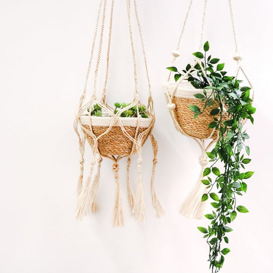 KORISSA Plant Hanger, Bitan - lily & onyx
