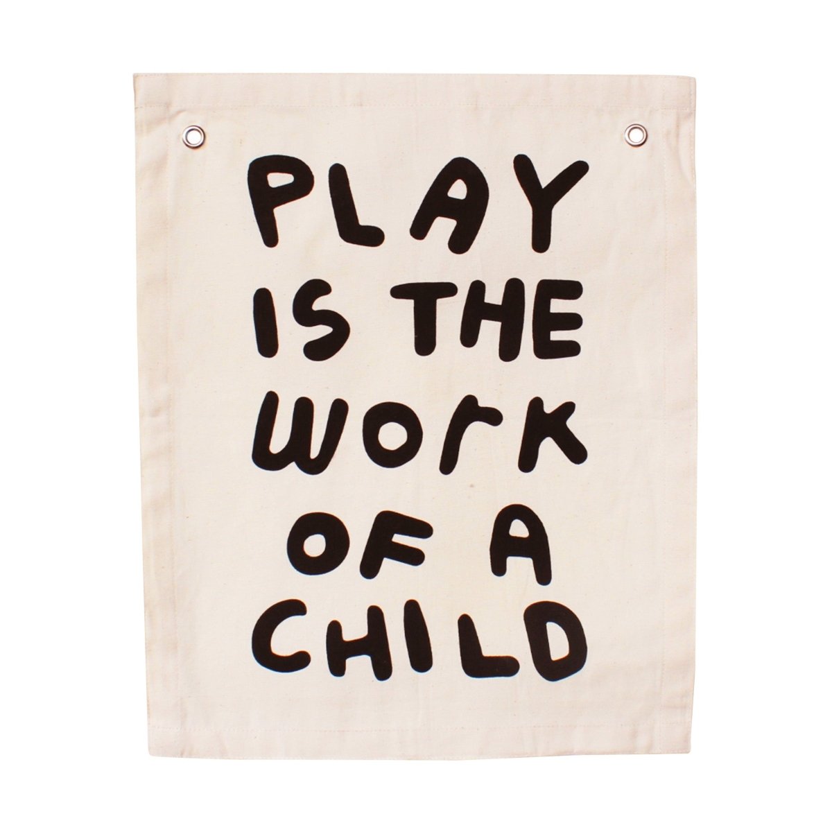 Imani Collective Play Is The Work Of A Child Banner - lily & onyx