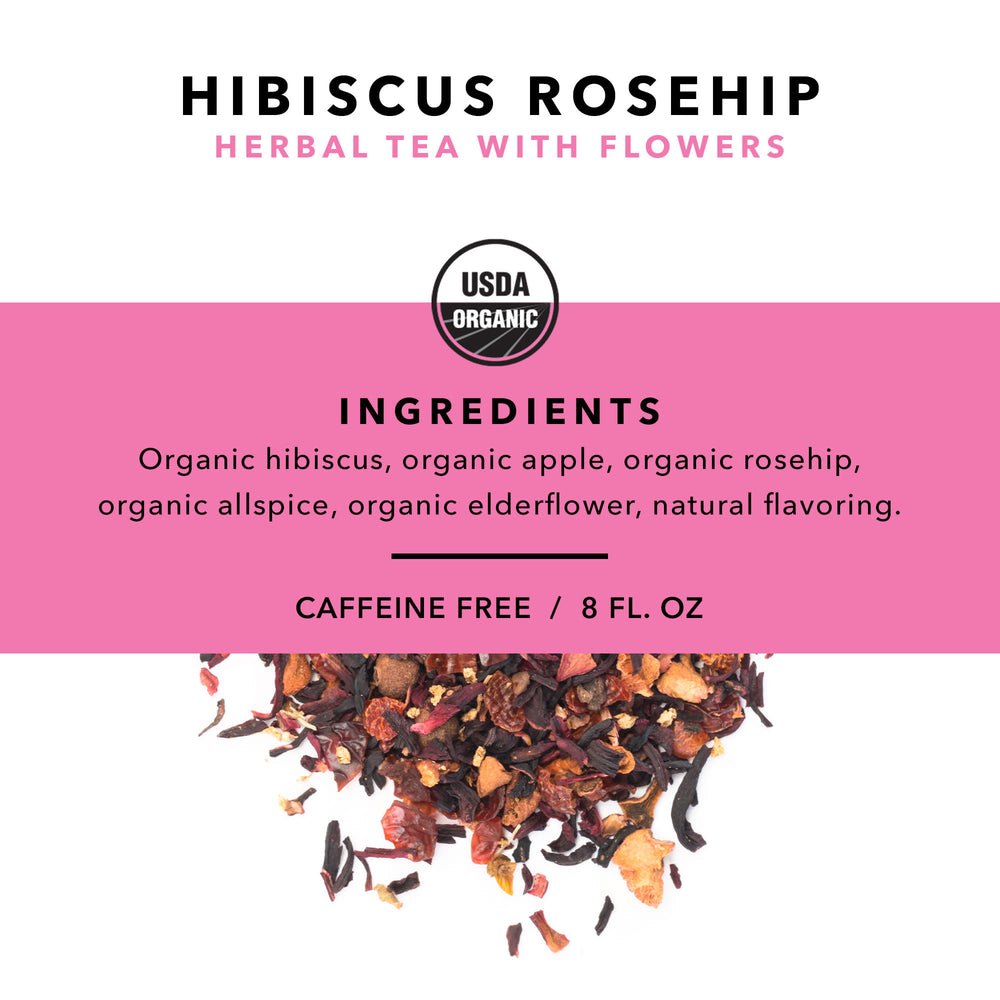 
                      
                        Pinky Up Hibiscus Rosehip Loose Leaf Tea Pouch - lily & onyx
                      
                    