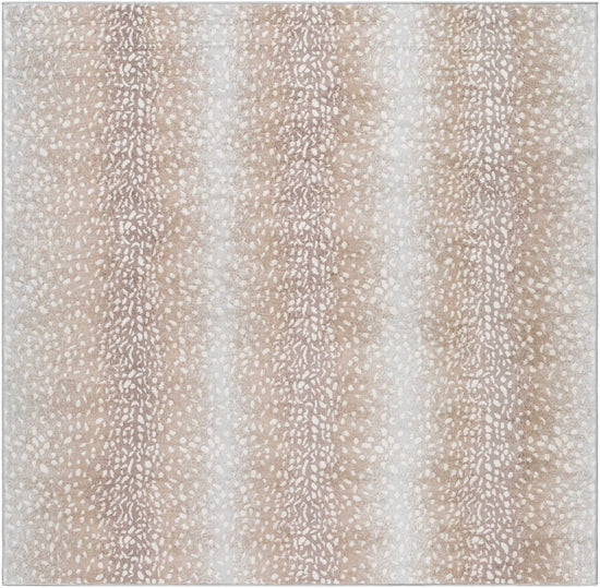 Hauteloom Pointblank Tan Leopard Print Rug - lily & onyx