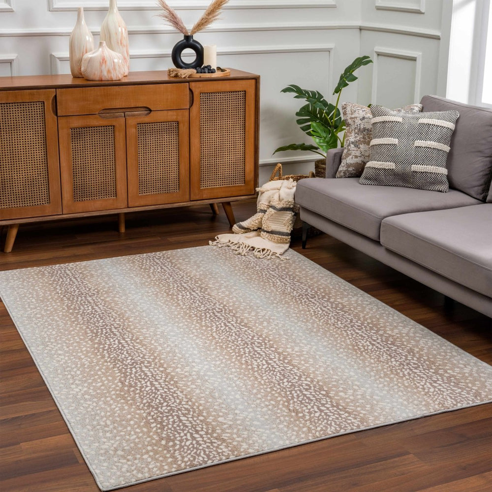 
                      
                        Hauteloom Pointblank Tan Leopard Print Rug - lily & onyx
                      
                    