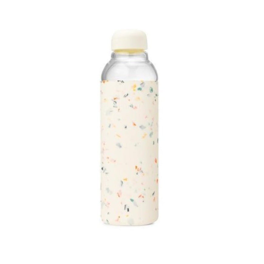 W&P Design Porter Cream Terrazzo Water Bottle, 20oz - lily & onyx