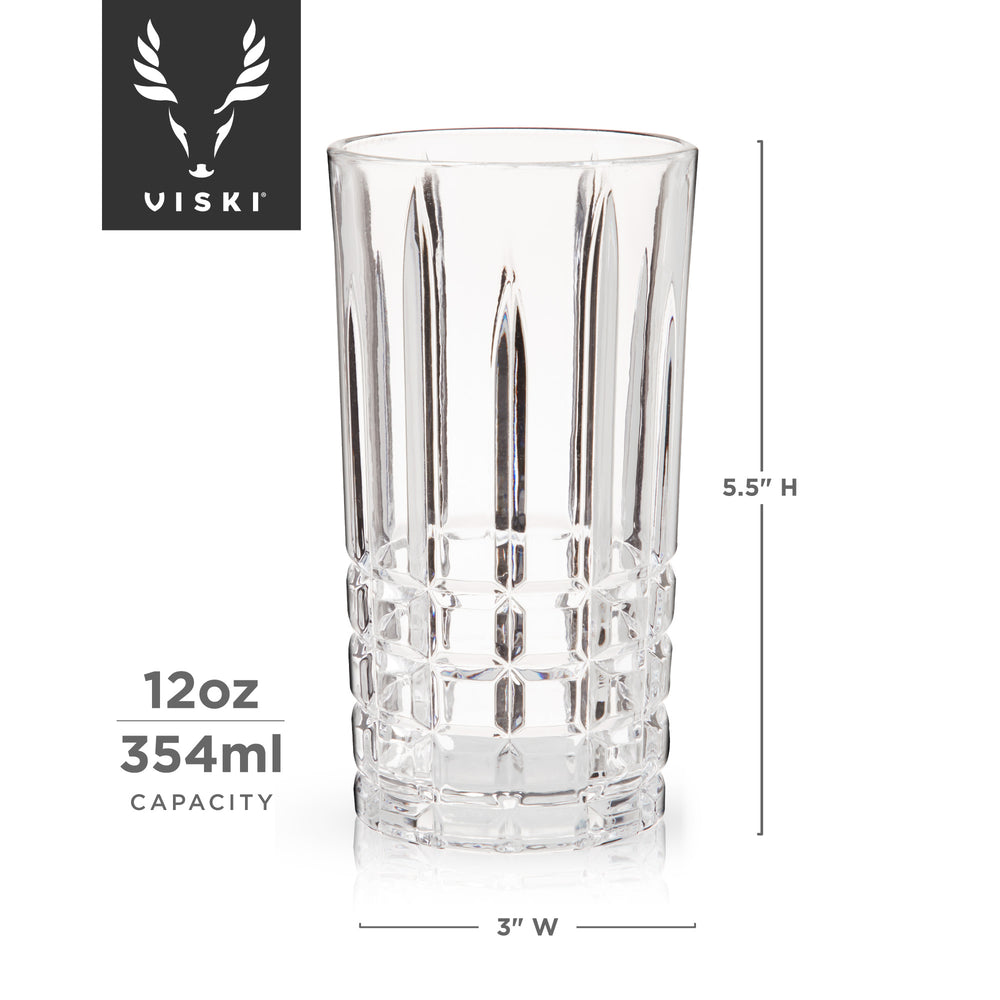 
                      
                        Viski Highland Highball Tumblers, Set of 4 - lily & onyx
                      
                    