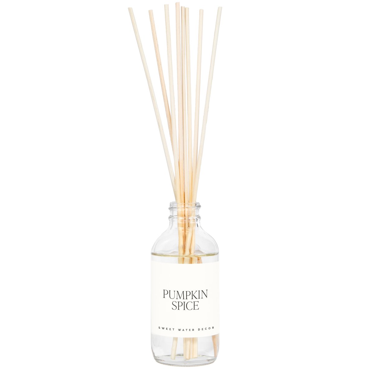 Sweet Water Decor Pumpkin Spice Clear Reed Diffuser - lily & onyx