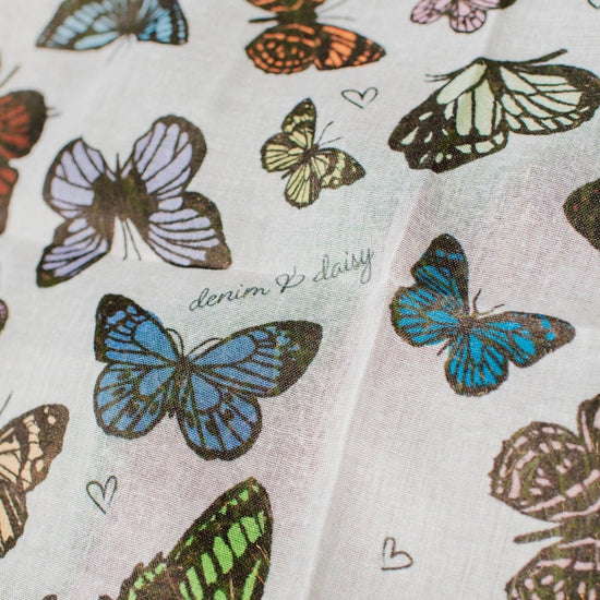 Denim & Daisy Rainbow Butterfly Bandana - lily & onyx