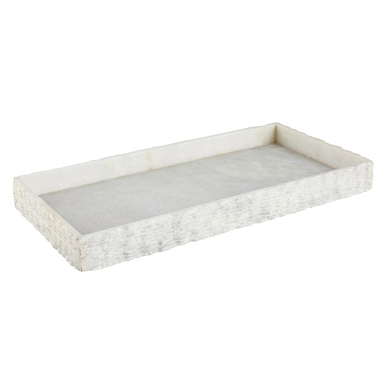 
                      
                        47th & Main Raw Marble Long Tray - lily & onyx
                      
                    