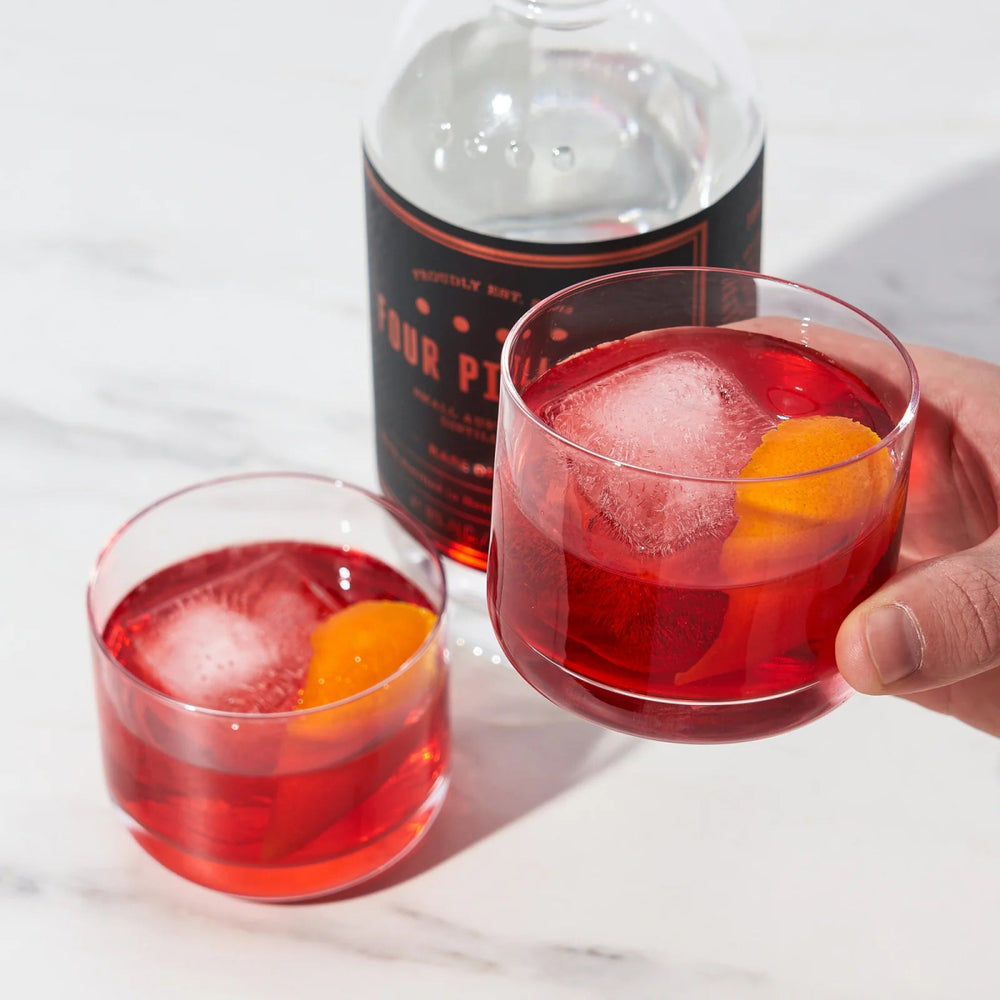 
                      
                        Viski Raye Crystal Negroni Glasses, Set of 4 - lily & onyx
                      
                    