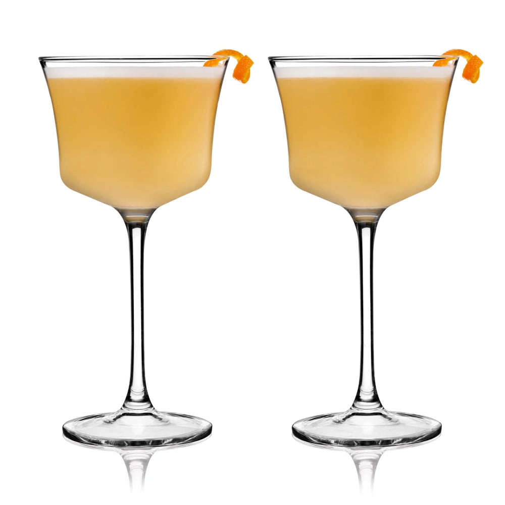 Viski Raye Crystal Sour Glasses, Set of 2 - lily & onyx