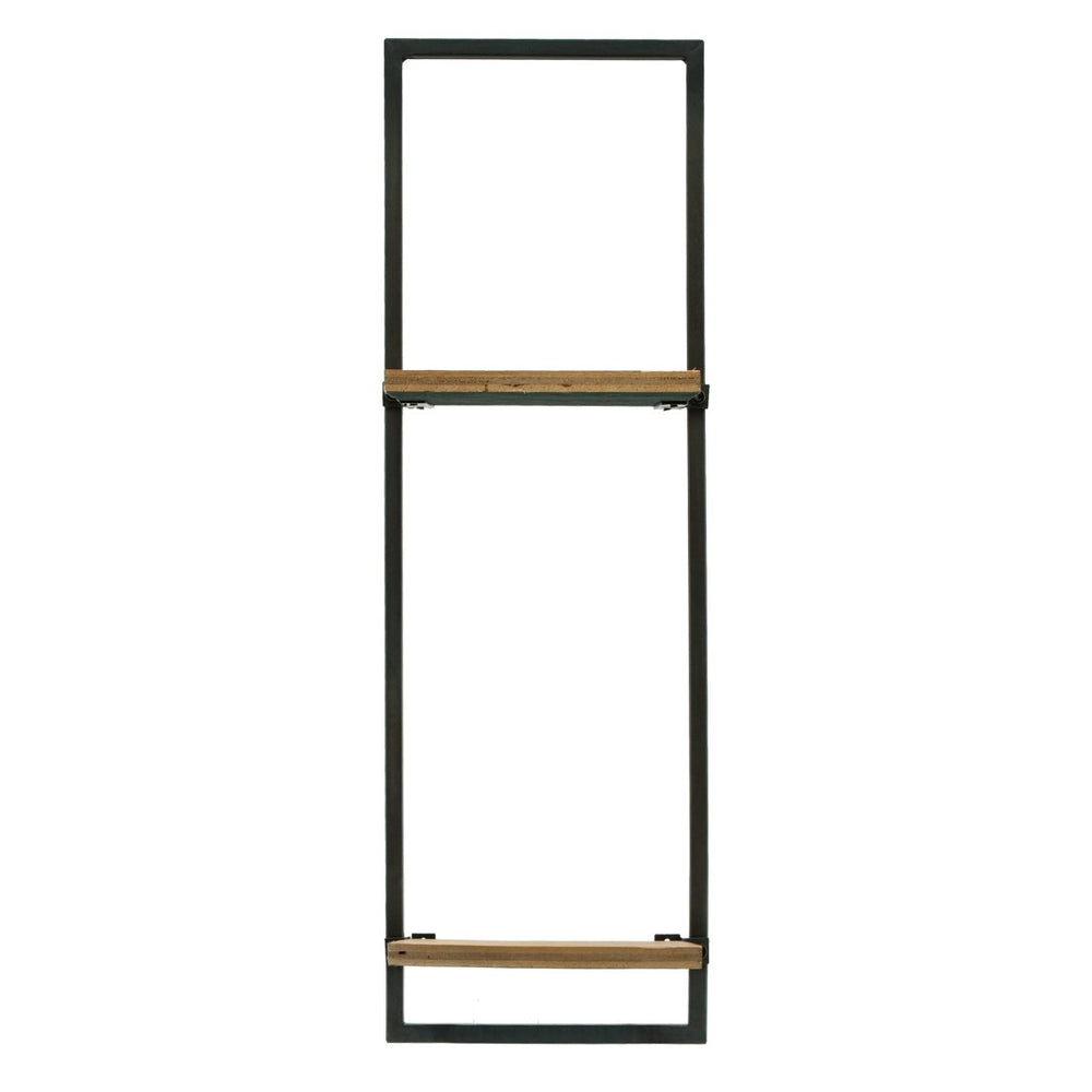 
                      
                        Sagebrook Home Rectangular Floating Wood & Metal Wall Shelves, Set Of 5 - lily & onyx
                      
                    