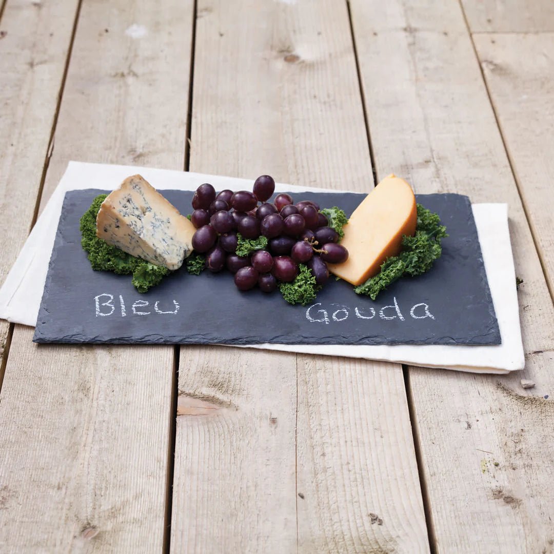 Twine Living Rectangular Slate Cheese Board - lily & onyx