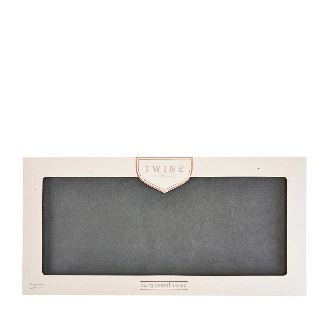 Twine Living Rectangular Slate Cheese Board - lily & onyx