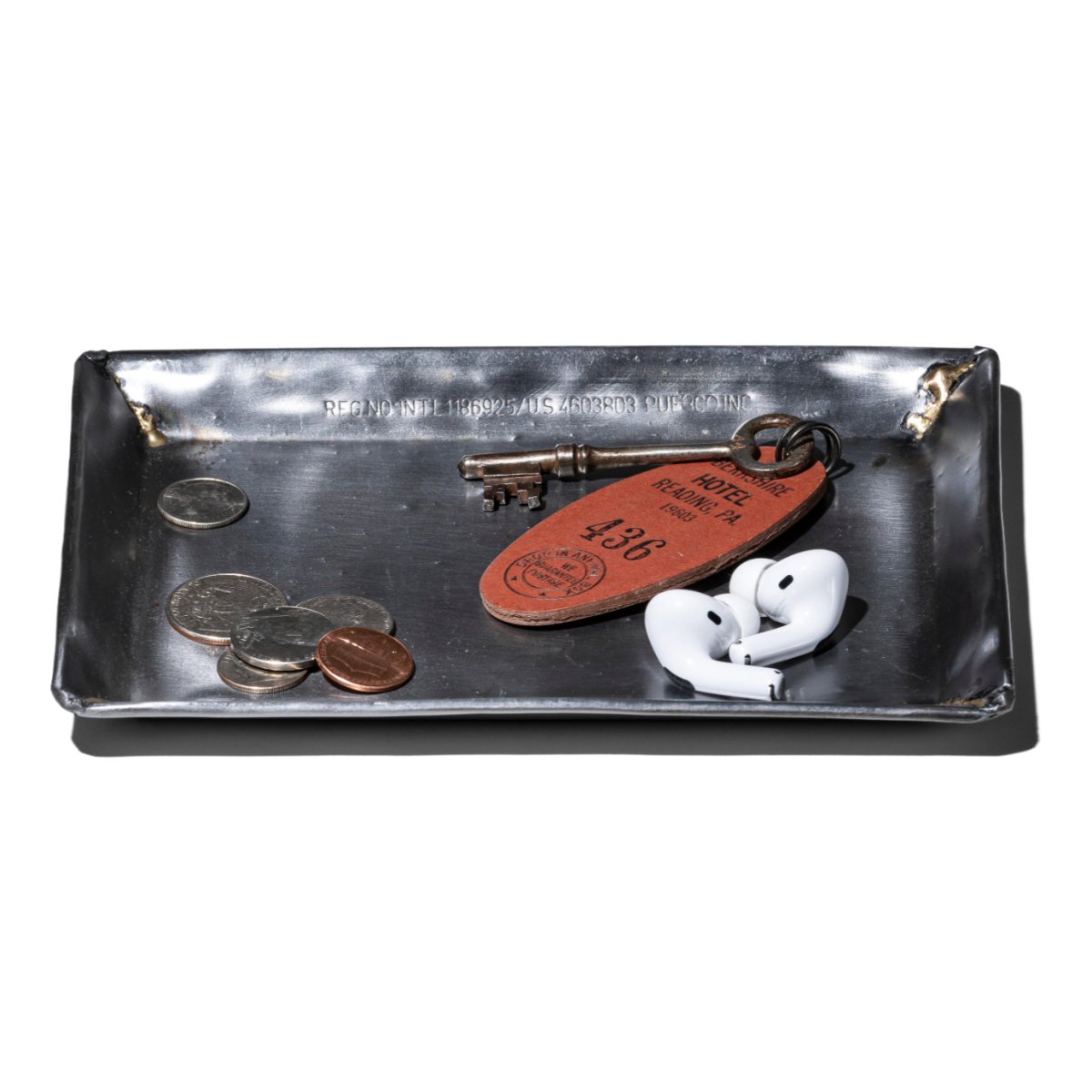 puebco Recycled Steel Tray - lily & onyx