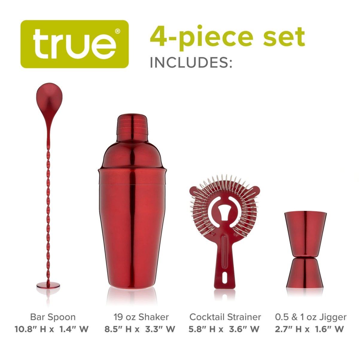 Load image into Gallery viewer, TRUE Red Barware Set - lily &amp;amp; onyx
