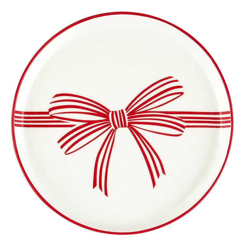 
                      
                        Santa Barbara Design Studio Red Bow Holiday Appetizer Plates, 5.25" - Set Of 8 - lily & onyx
                      
                    