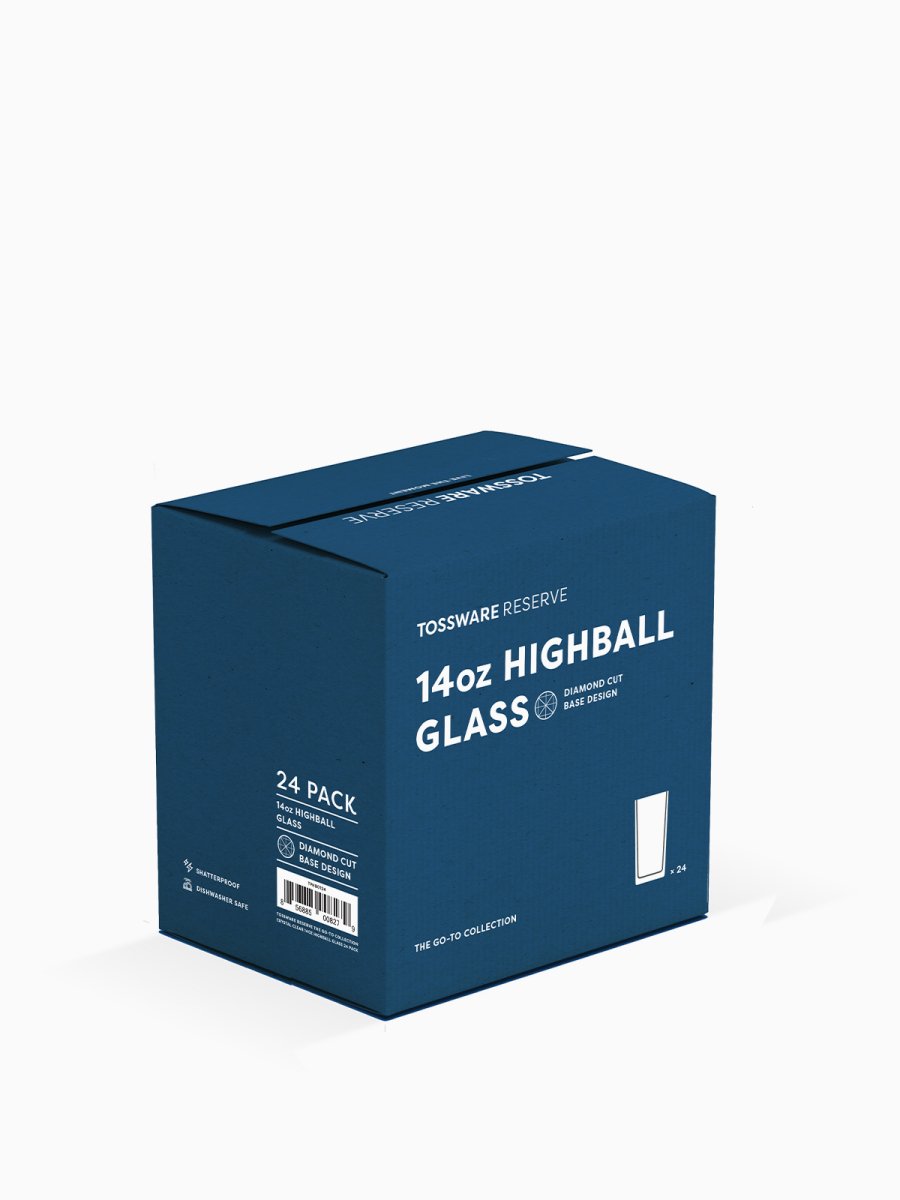 TOSSWARE RESERVE 14oz Highball Tritan™ Copolyester Glass - lily & onyx