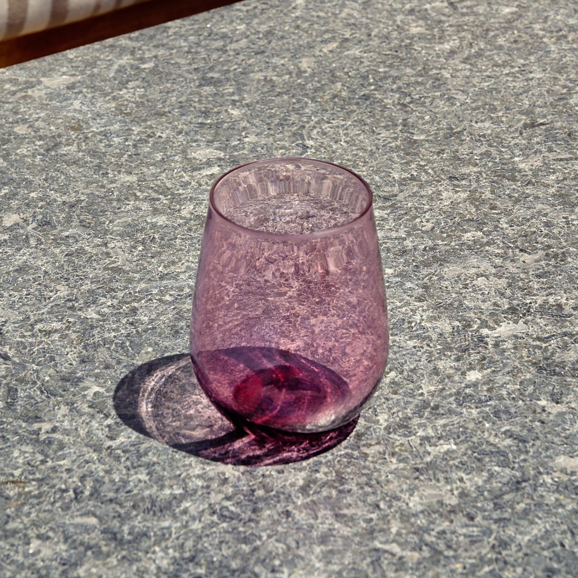 TOSSWARE RESERVE 16oz Stemless Wine Tritan™ Copolyester Glass - Color Series - lily & onyx