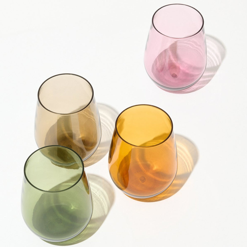 
                      
                        TOSSWARE RESERVE 16oz Stemless Wine Tritan™ Copolyester Glass - Color Series - lily & onyx
                      
                    