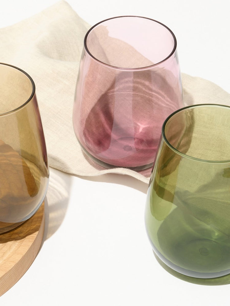 
                      
                        TOSSWARE RESERVE 16oz Stemless Wine Tritan™ Copolyester Glass - Color Series - lily & onyx
                      
                    